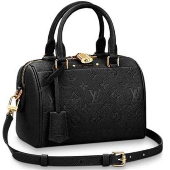 Louis Vuitton Handbags - Authentic Speedy Bandouliere 20 Black Empreinte